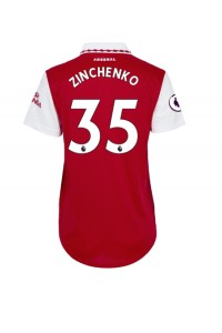 Arsenal Oleksandr Zinchenko #35 Fotballdrakt Hjemme Klær Dame 2022-23 Korte ermer